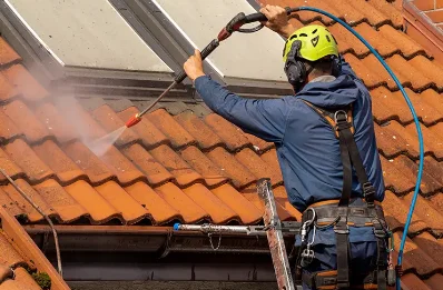 Démoussage et hydrofuge de toiture à Brignac